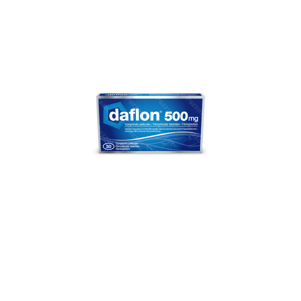 Daflon 500mg Bloedsomloop/Aambeien 30 Tabletten