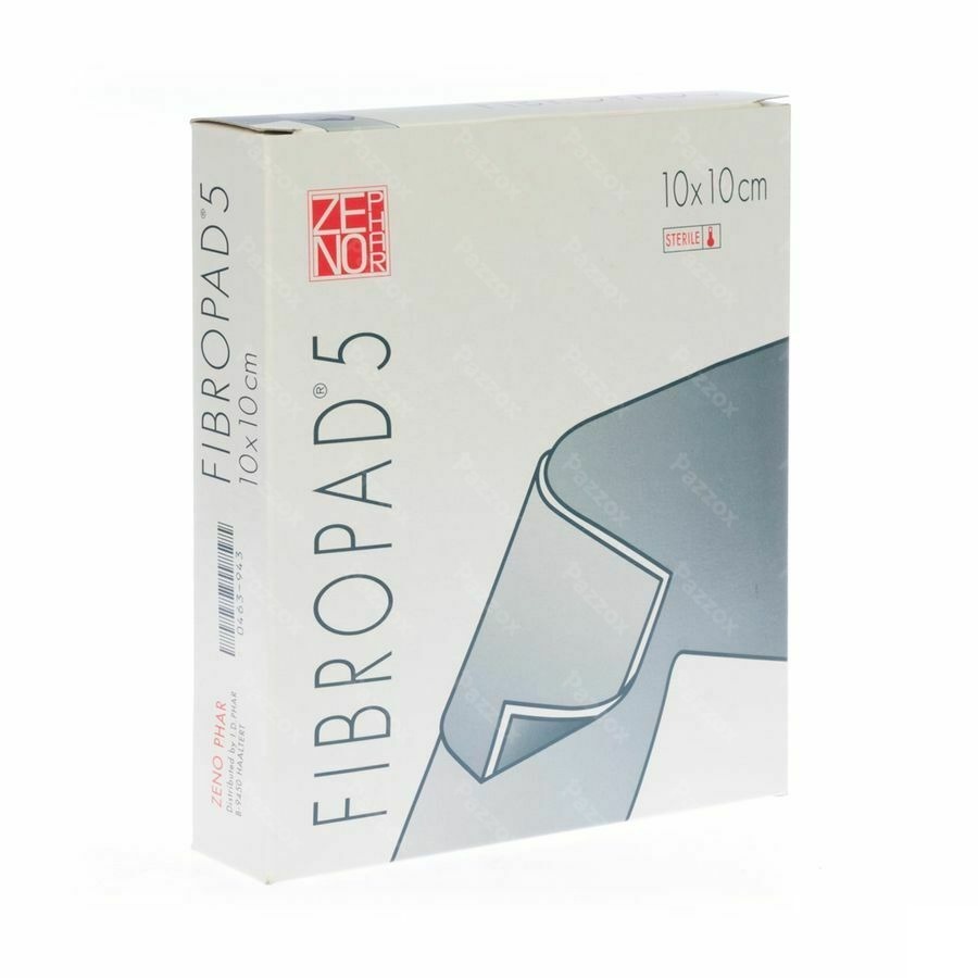 Fibropad 5 10,0x10,0cm 10 Kompres Steriel N/adh