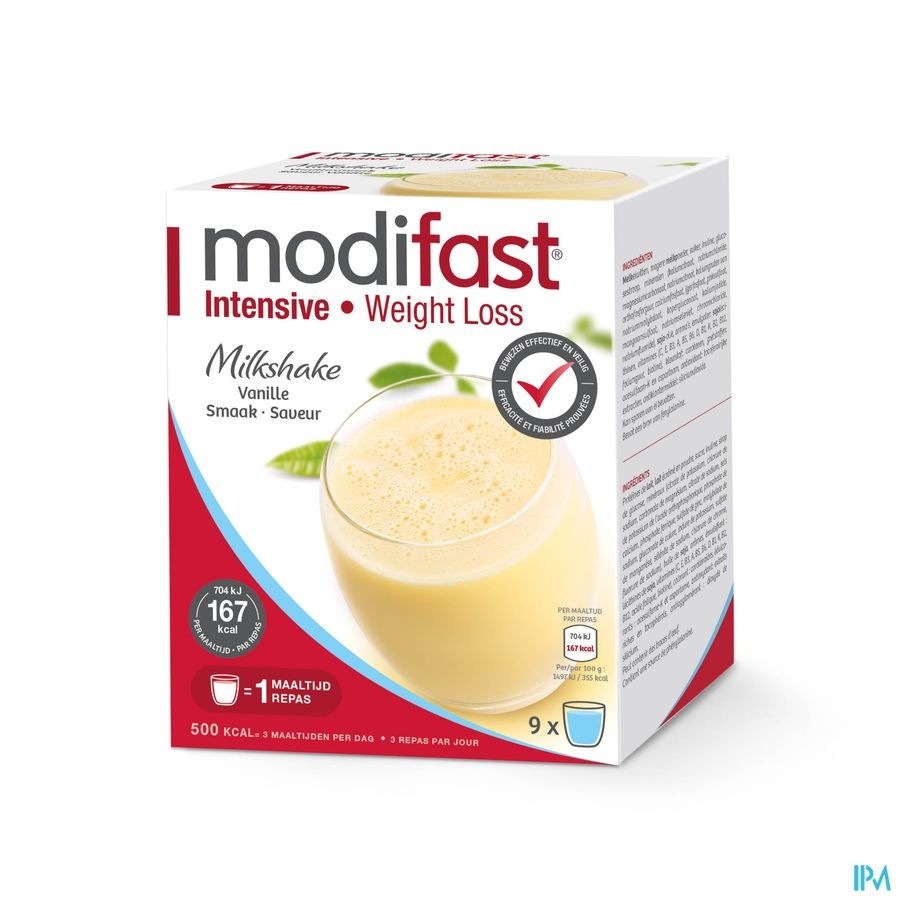 Modifast Intensive Milkshake Vanille Zakje 9