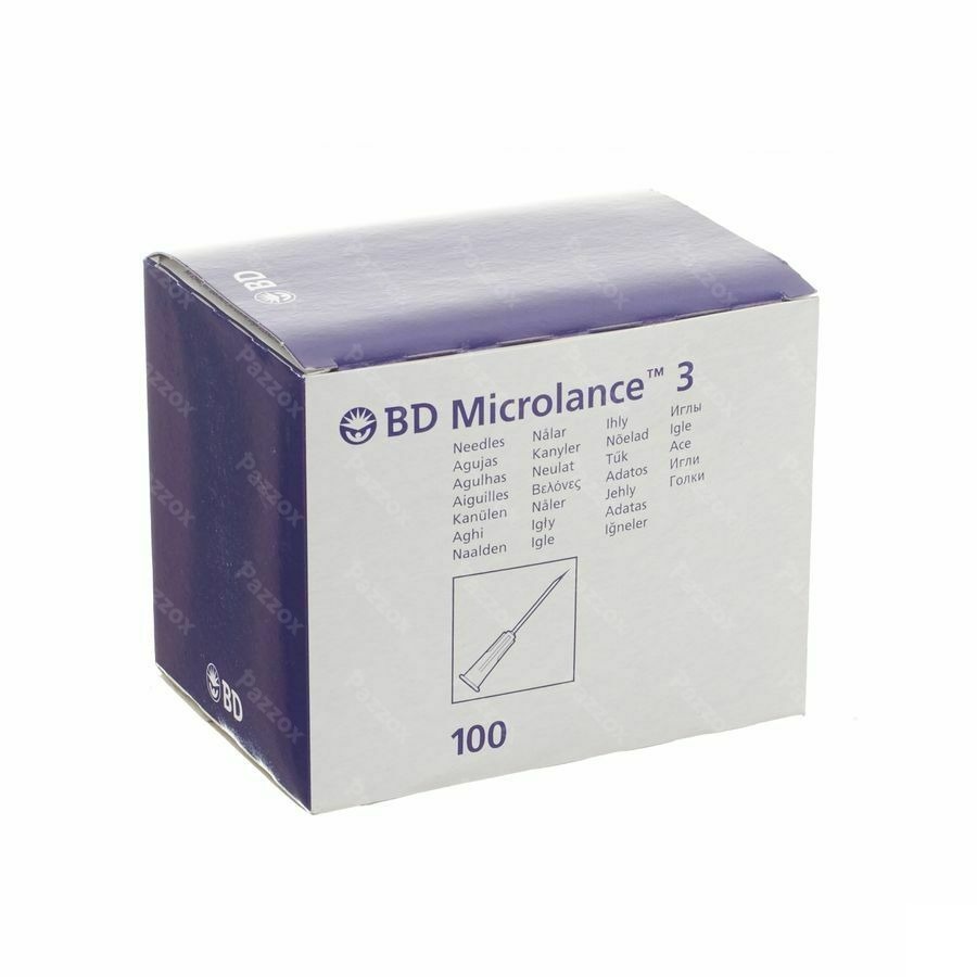 Bd Microlance 3 Nld 30g 1/2 Rb 0,3x13mm Geel 100