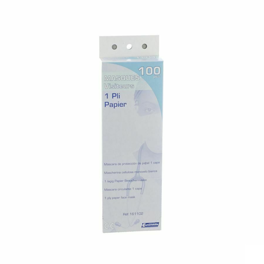 Masker Papier 1611102/h7511 At Med 100 S