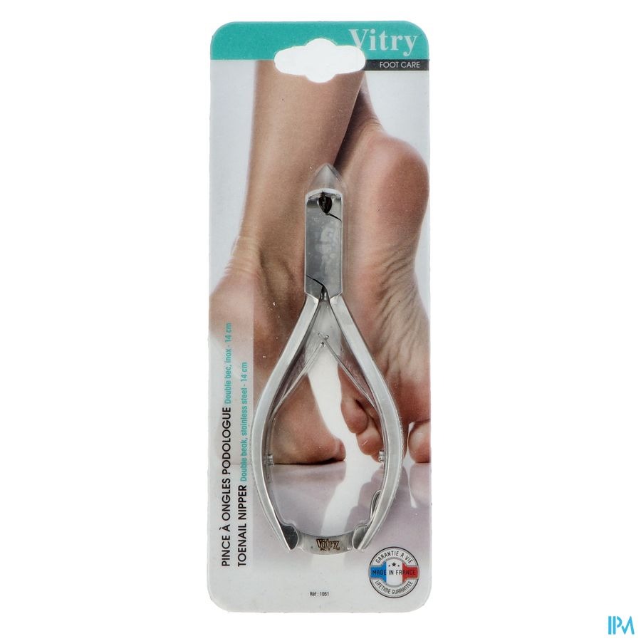 Nageltang Dubbele Bek 14cm Inox