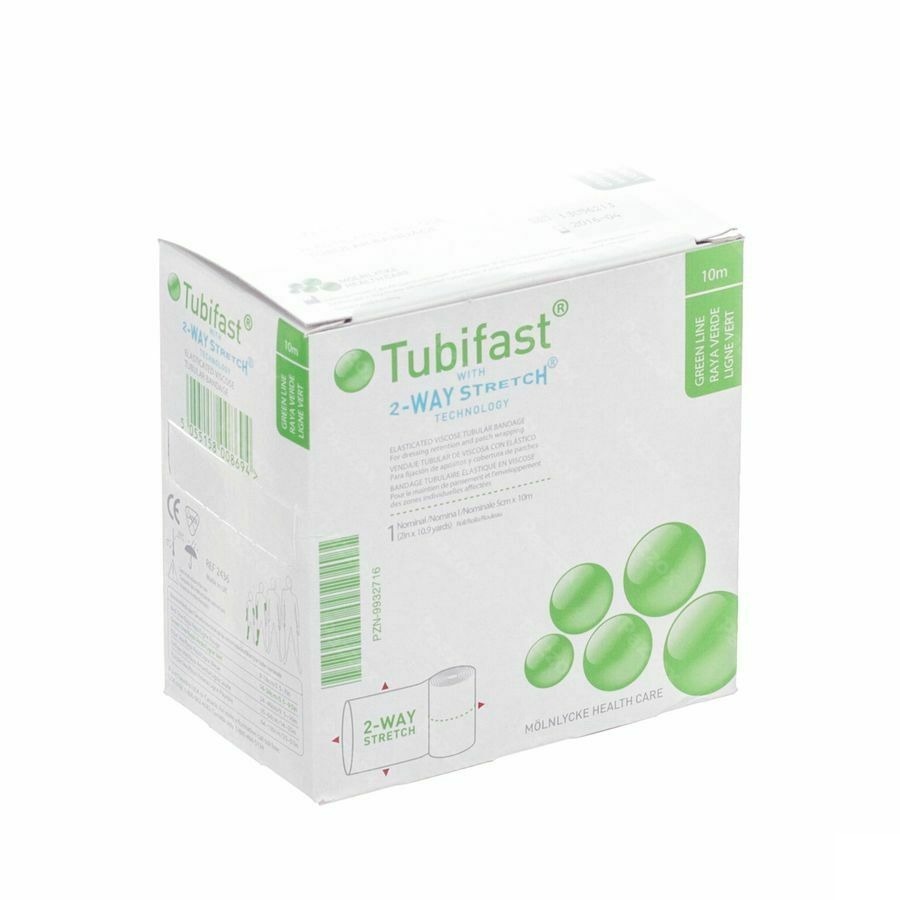Tubifast Vert 5,00cmx10m 1 2436