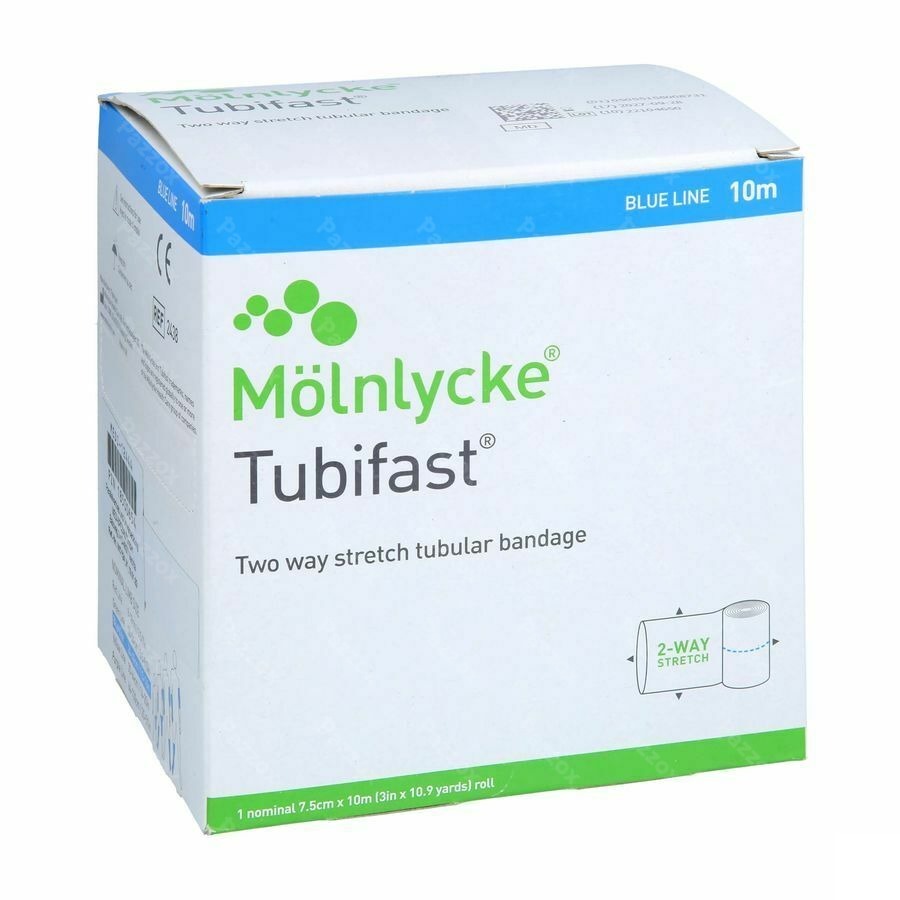 Tubifast Bleu 7,50cmx10m 1 2438