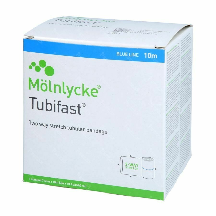 Tubifast Bleu 7,50cmx10m 1 2438