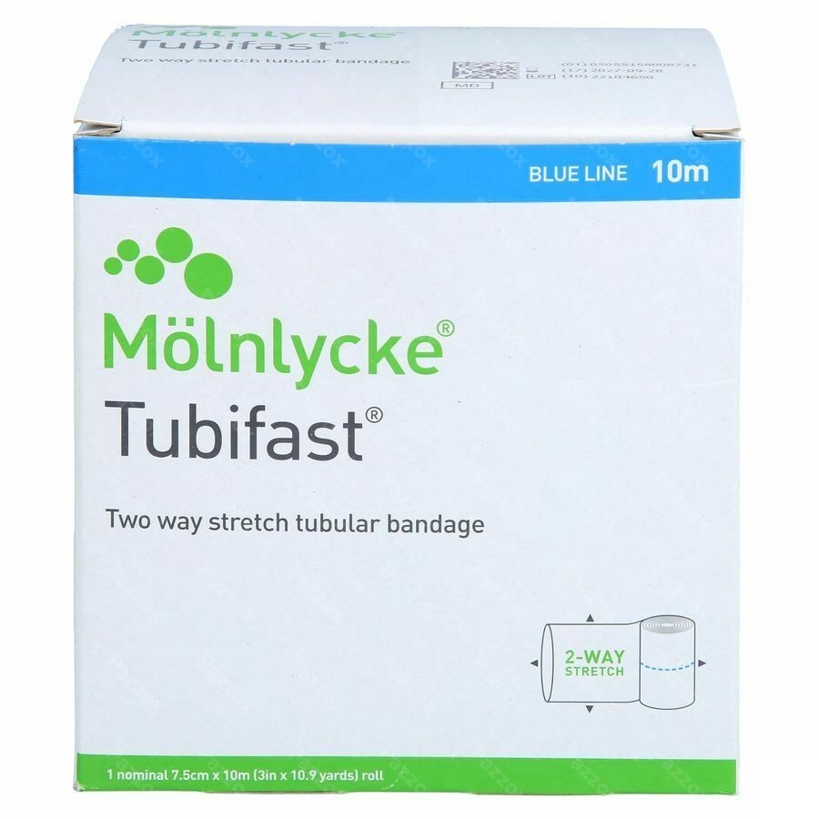 Tubifast Bleu 7,50cmx10m 1 2438