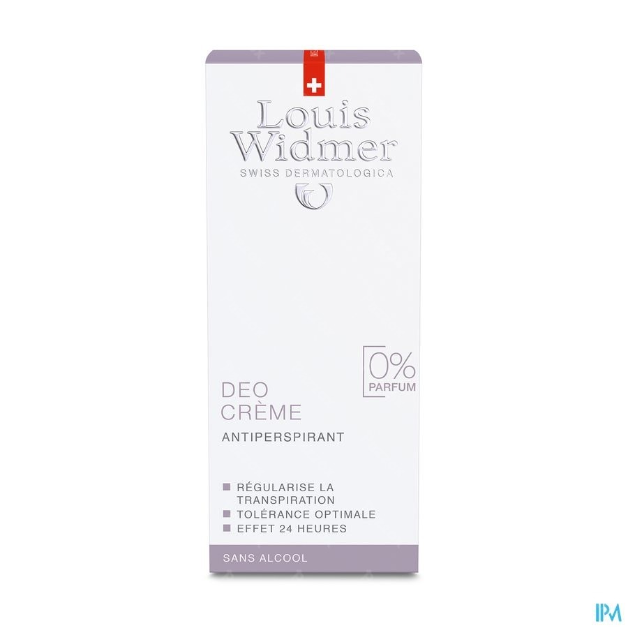 Louis Widmer Deo Creme Zonder Parfum 40ml