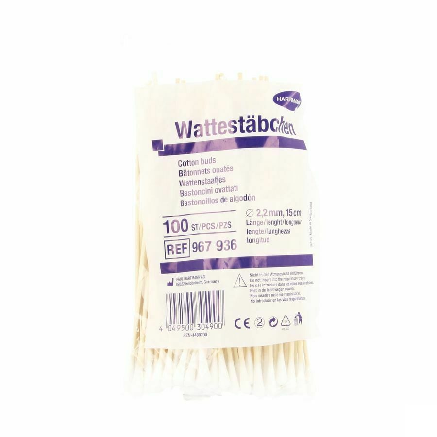 Hartm Wattenstaafjes 15cm Kleine Prop 100 9679369