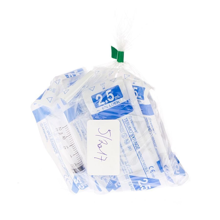 Wwsp 2,5ml Terumo Znld Luer 10 St Ss-02