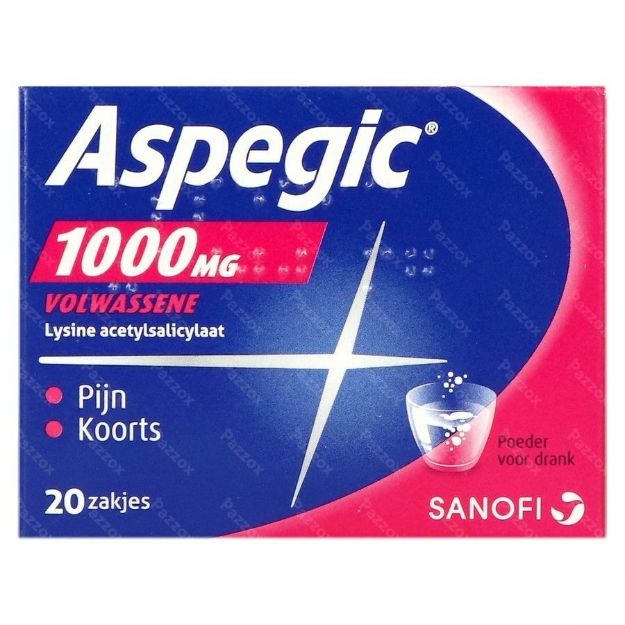 Aspegic 1000 Pulv 20x1000mg Ad