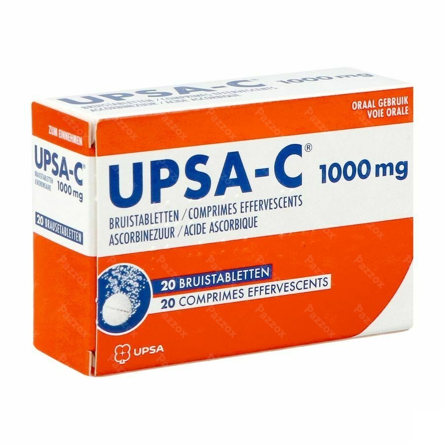 Upsa-c 1g Comp Efferv. 20