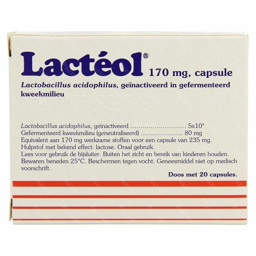Lacteol 170mg Caps 20