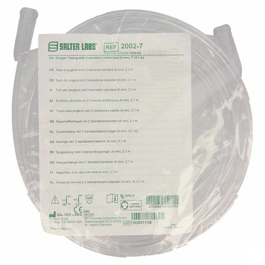 Zuurstofdarm Plast 2,1m I0725 1 St