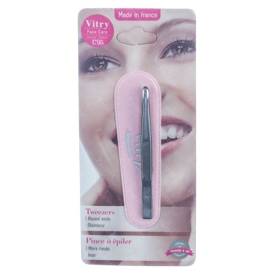 Pince A Epiler Mors Ronds Inox