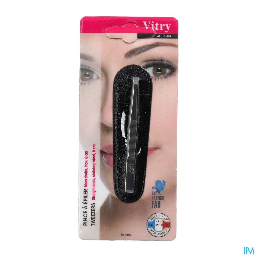 Pince A Epiler Mors Droits Inox