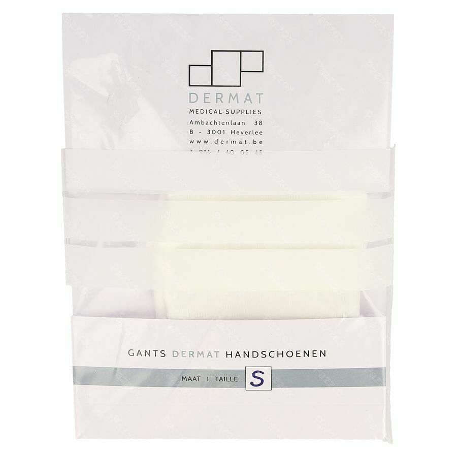 Dermat Gants 2 Small 100% Coton