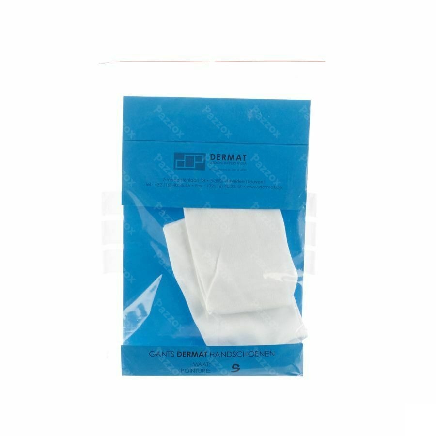 Dermat Gants 2 Small 100% Coton