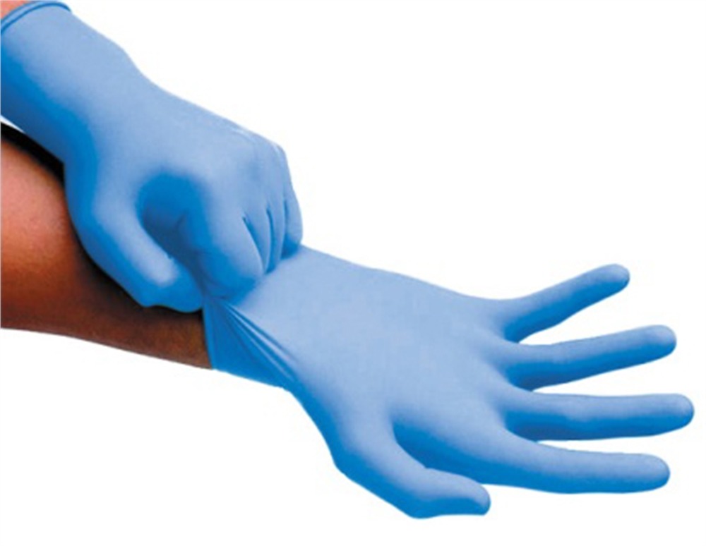 Gants Large Nitrile Bleu Non Poudr&eacute; 100 Pi&egrave;ces