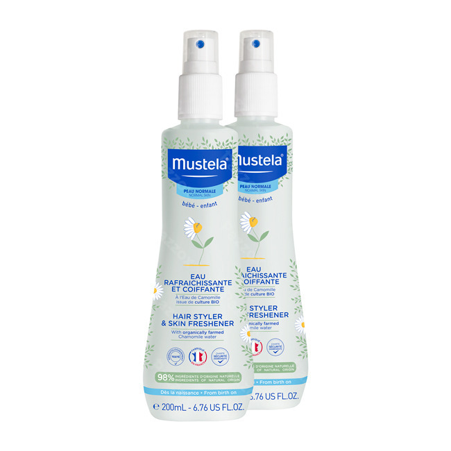 Mustela Eau Rafraichissante Coiffante 200ml 1+1 Gratuit