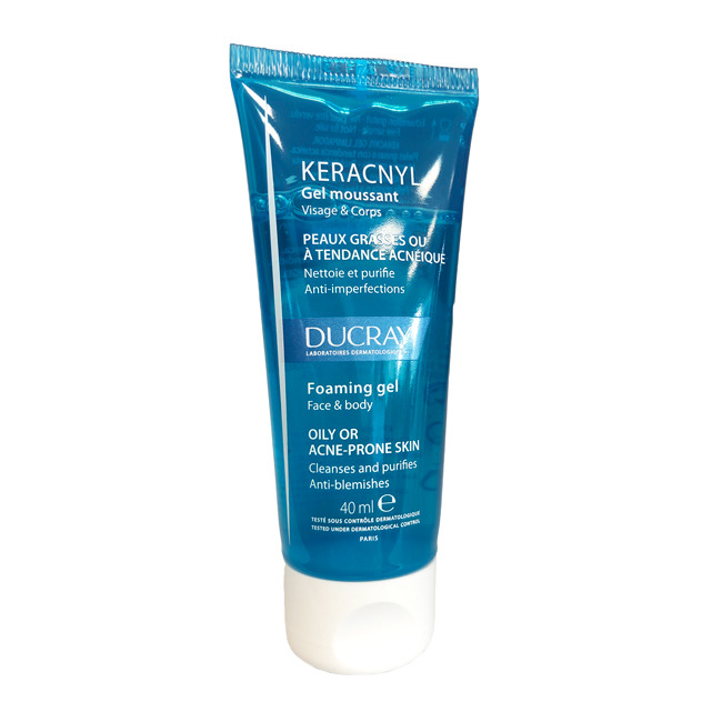 Ducray Keracnyl Gel Moussant 40ml Gratuit