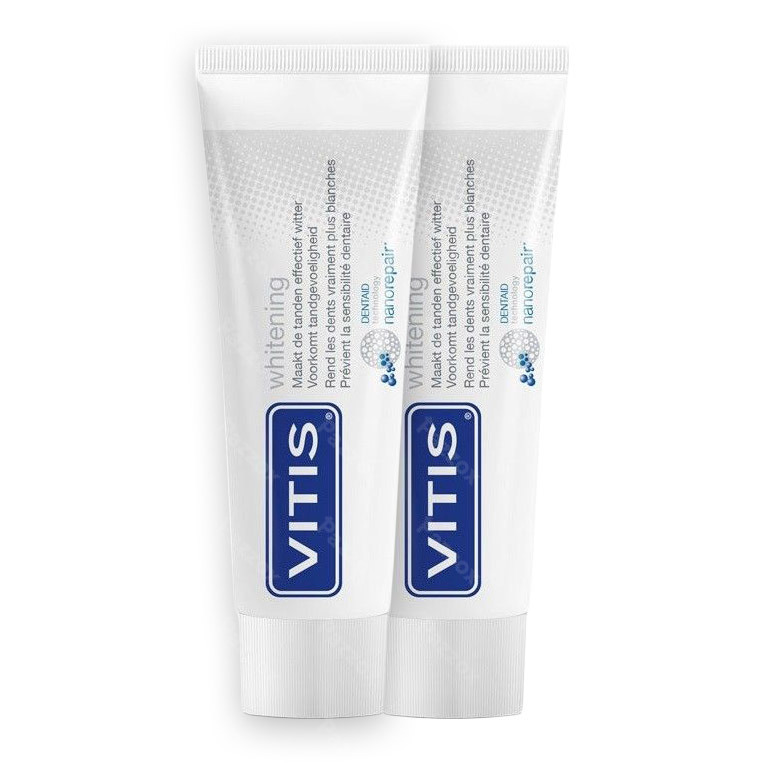 Vitis Whitening Tandpasta Duo 2x75ml
