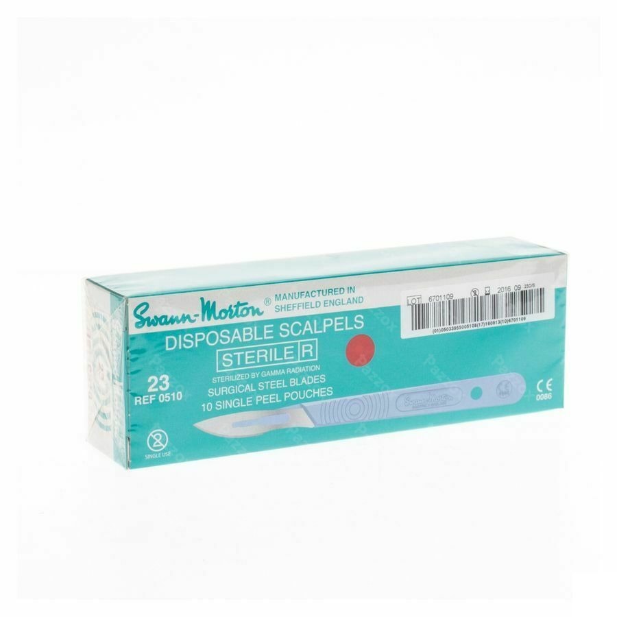 Scalpel S.m Disposable Sterile Nr23 10