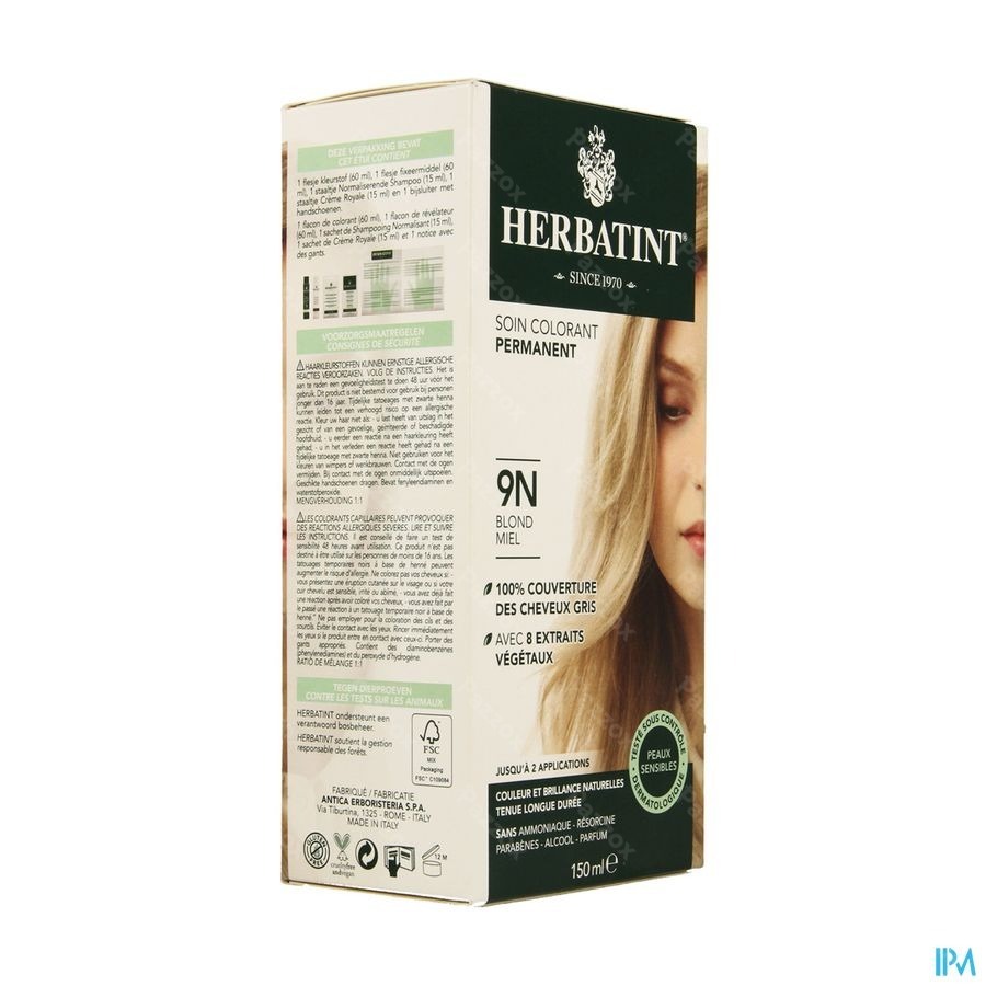 Herbatint Blond Miel 9n 150ml