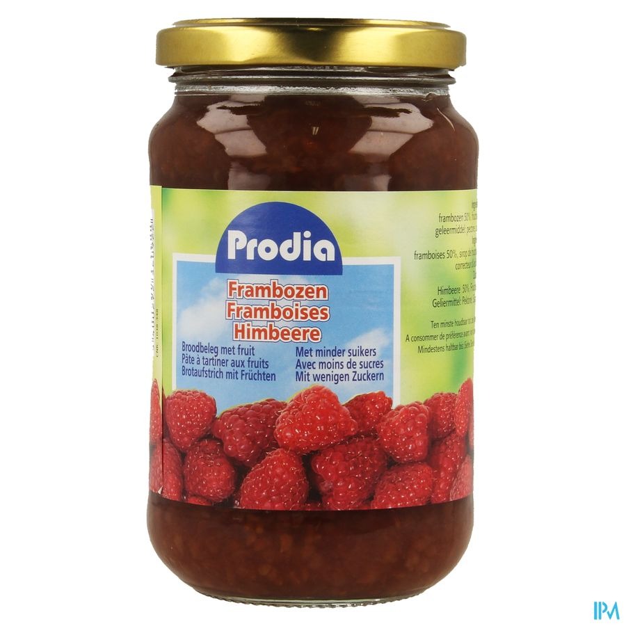 Prodia Jam Frambozen + Fructose 370g 6092 Revogan