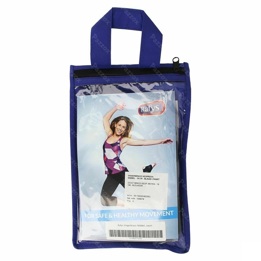 Rafys Vingerbrace Neop. Blauw Middel 19,0cm 220