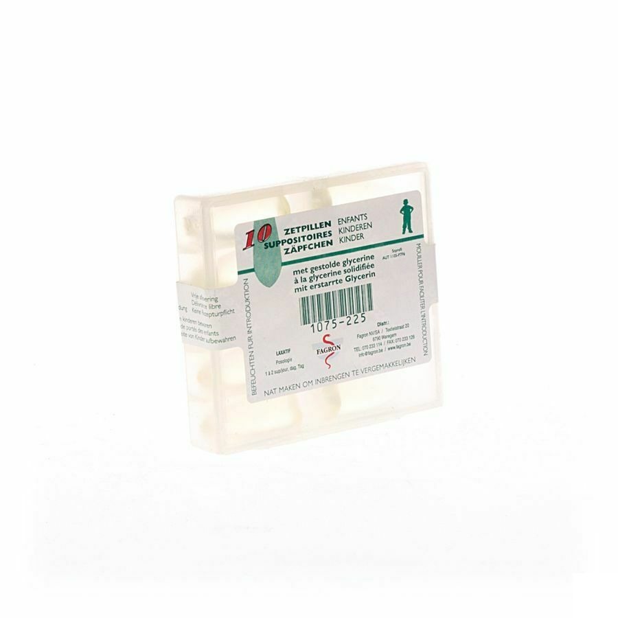 Fagron Glycerine 10 Enfant Suppo's 