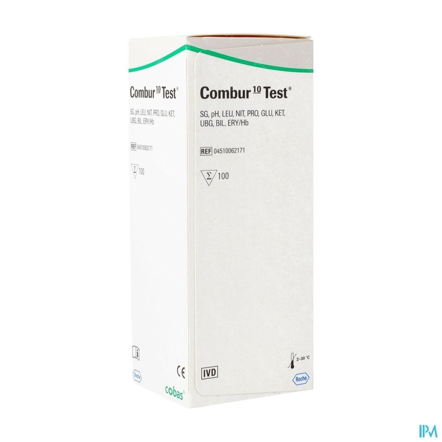 Combur 10 Test Strips 100 04510062171