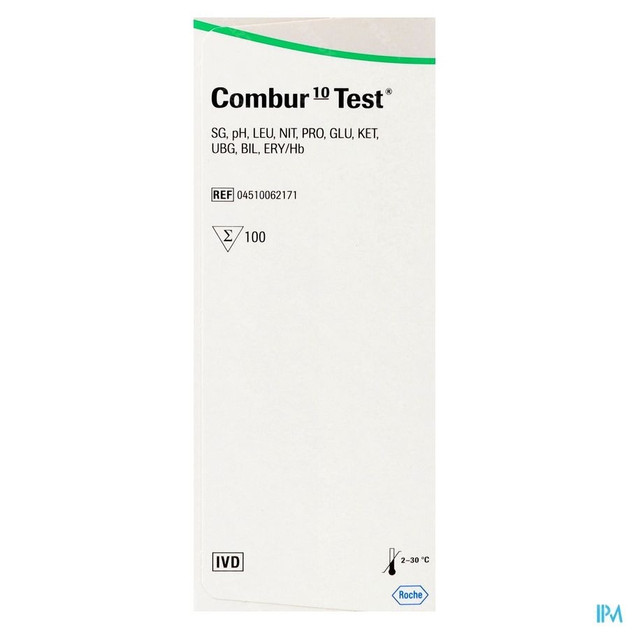 Combur 10 Test Strips 100 04510062171