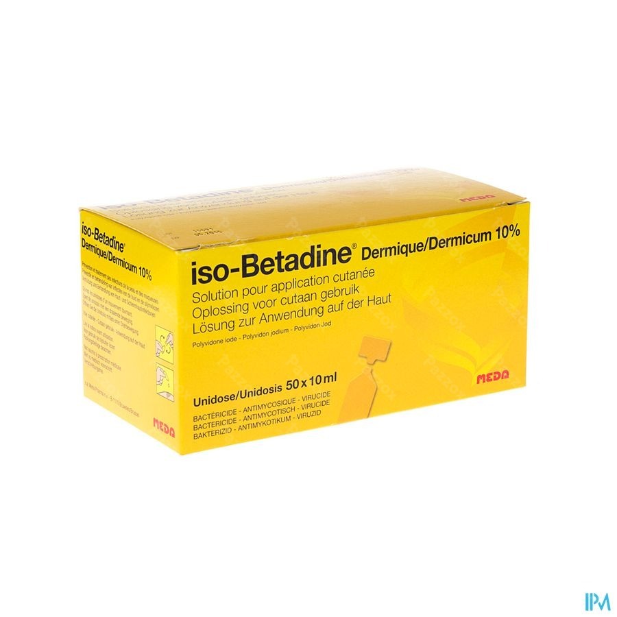 Iso Betadine Derm 10% 50x10ml Ud