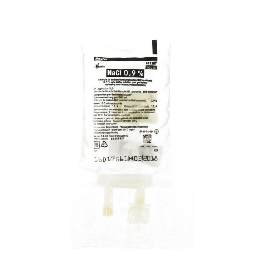 Bx Nacl 0,9% Viaflo Sac-zak 100ml