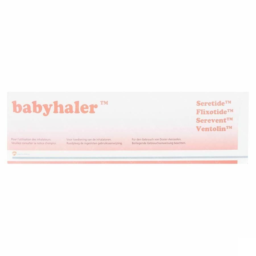 Babyhaler Inhalatiekamer+masker Bb 2 Kleppen