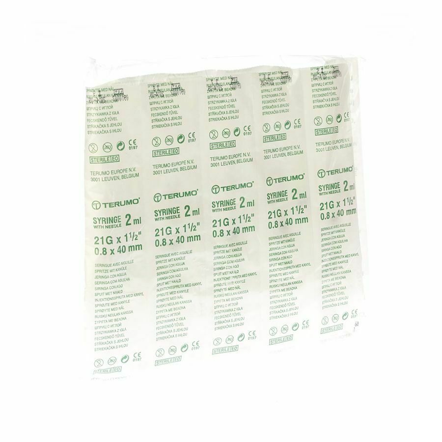 Spuiten Naald 21gx11/2 10x2ml S