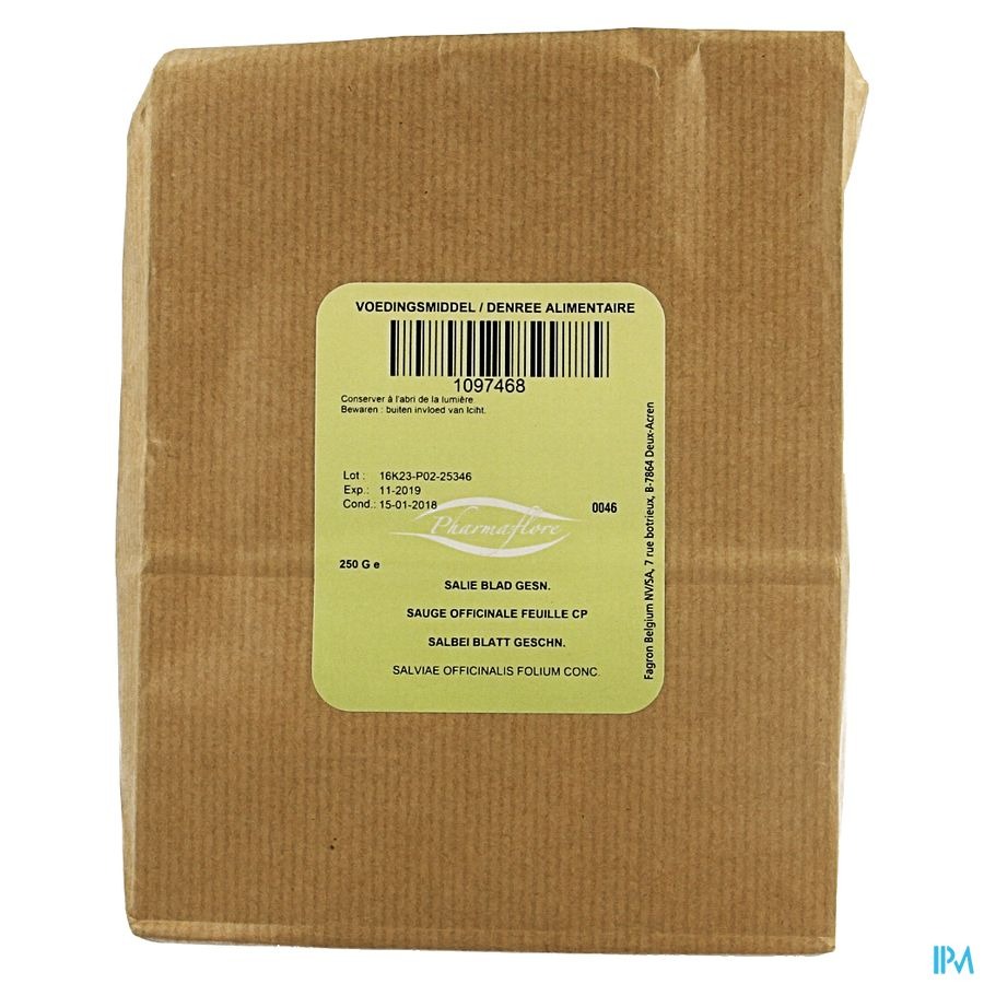 Salieblad Gesneden Doos 250g Fag
