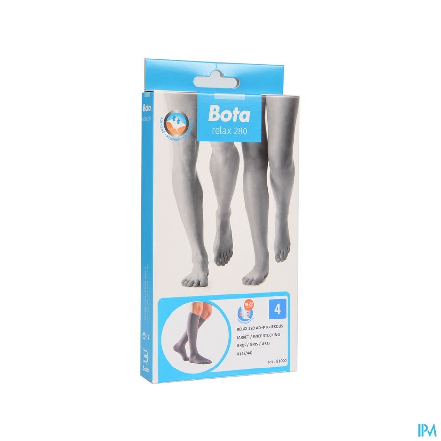Bota Relax 280 Korte Kous Grys N4 2