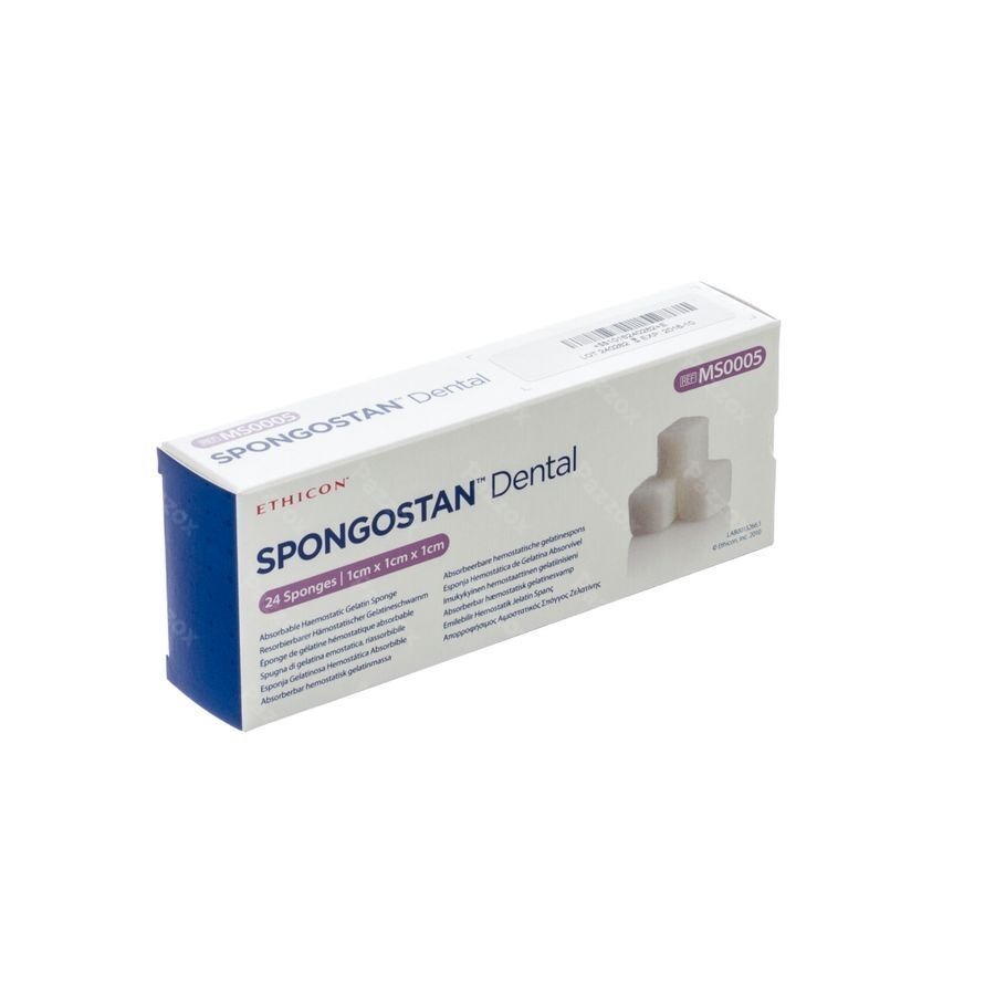 Spongostan Dental 10x10x10mm 24 Ms0005