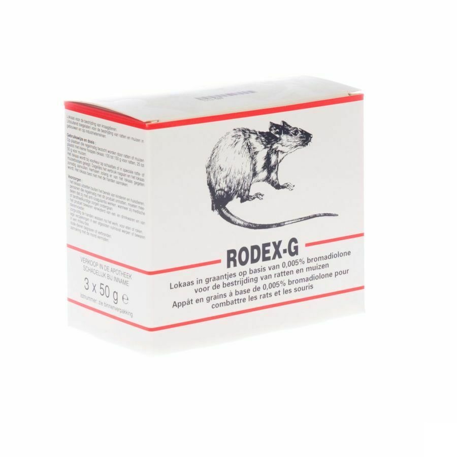 Rodex-g Grains Rats-souris 3x50g