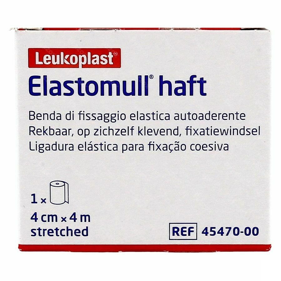 Elastomull Haft Bande Fix. Cohesif 4cmx4m 4547000