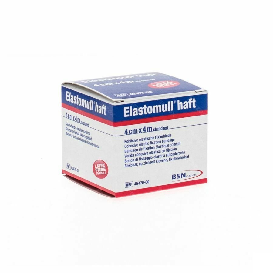 Elastomull Haft Bande Fix. Cohesif 4cmx4m 4547000