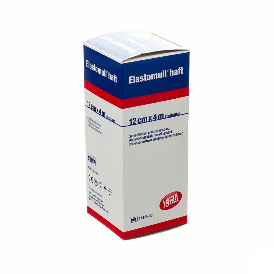 Elastomull Haft Bande Fix. Cohesif 12cmx4m 4547400
