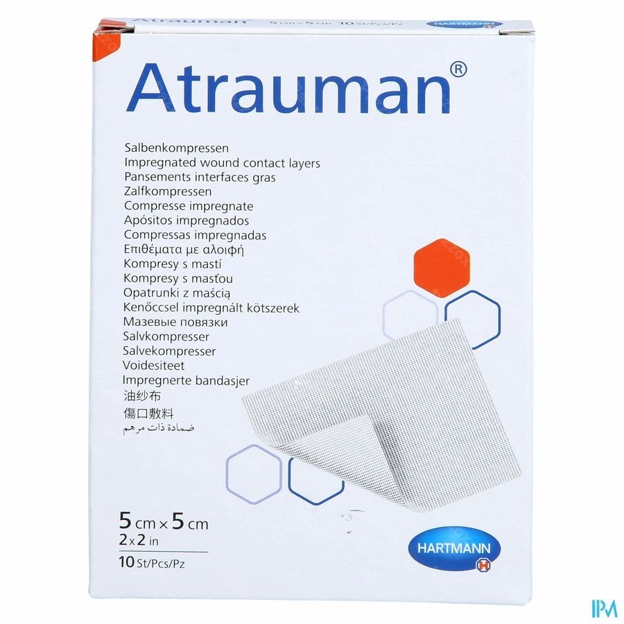 Atrauman 5x5cm St. 10 P/s