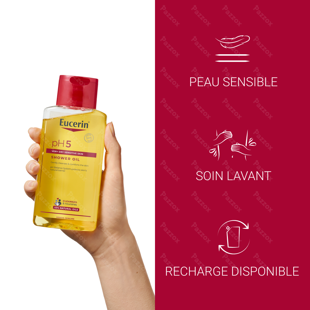 Eucerin pH5 Huilde de Douche Peau Sèche et Sensible avec pompe 200ml