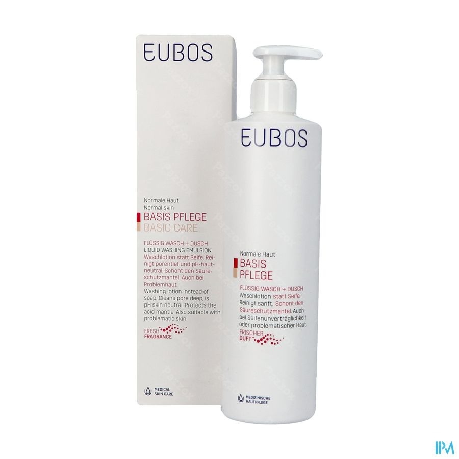 Eubos Savon Liquide Rose Parf 400ml
