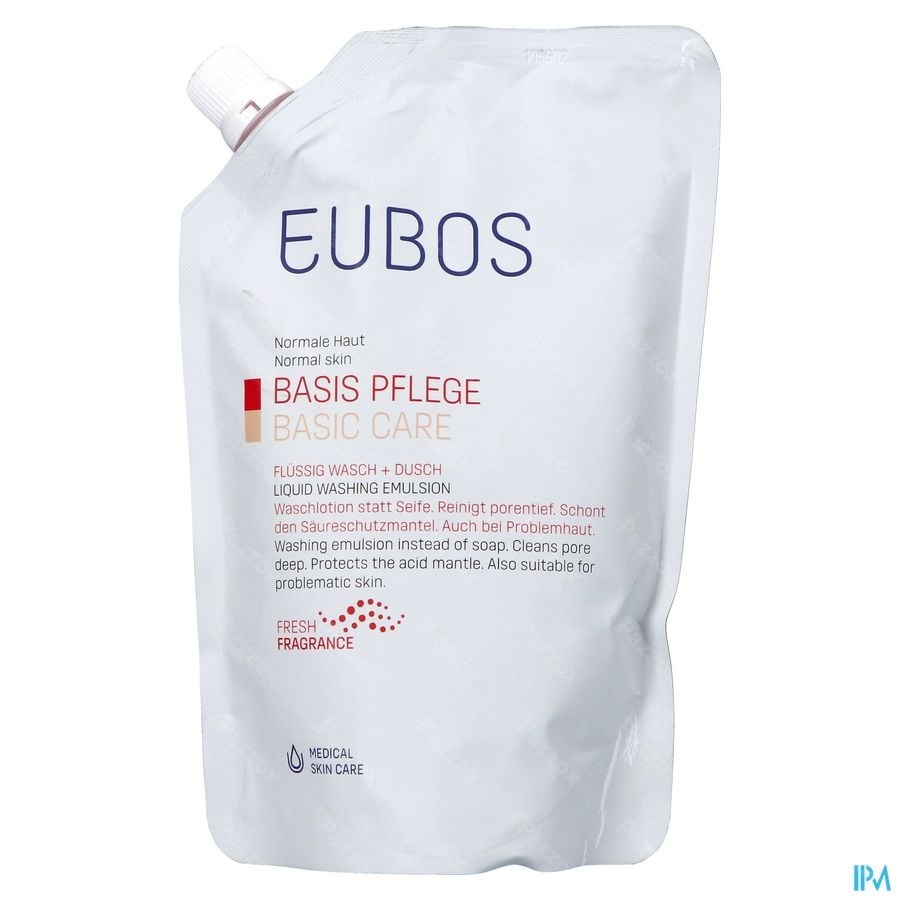 Eubos Zeep Vloeibaar Roze Refill 400ml