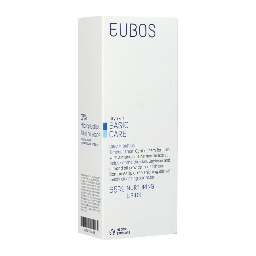 Eubos Huile de Bain Peau Sèche à Très Sèche 200 ml