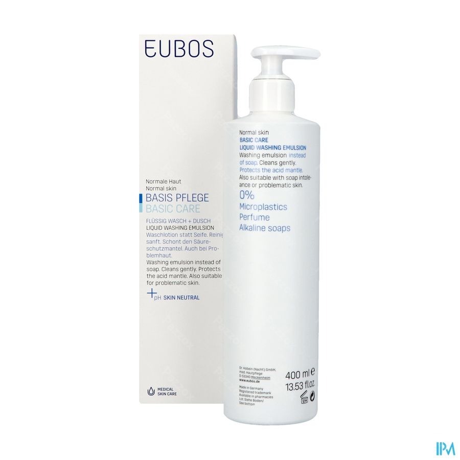 Eubos Savon Liquide Bleu N/parf 400ml