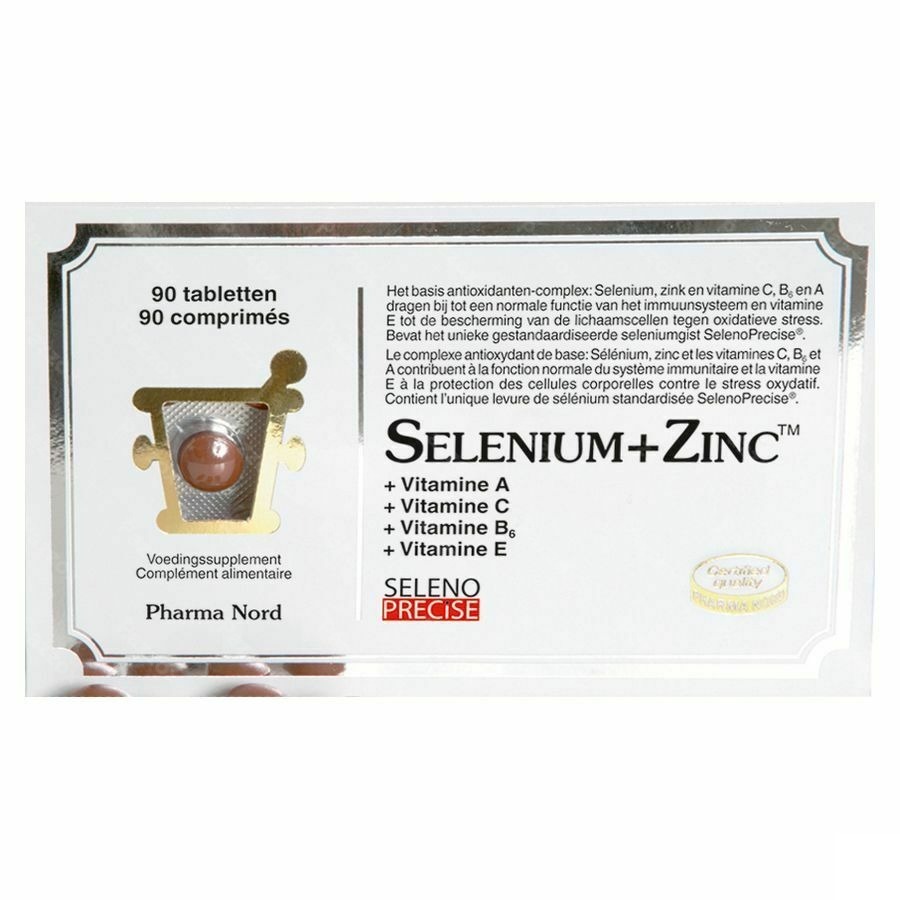 Pharma Nord Selenium + Zinc 90 Comprimés